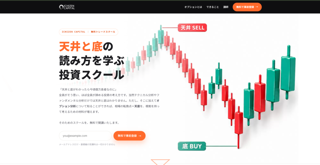ICHIZEN Capital 天底のわかるトレードスクール(無料)